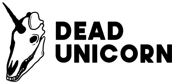 Dead Unicorn logo and text